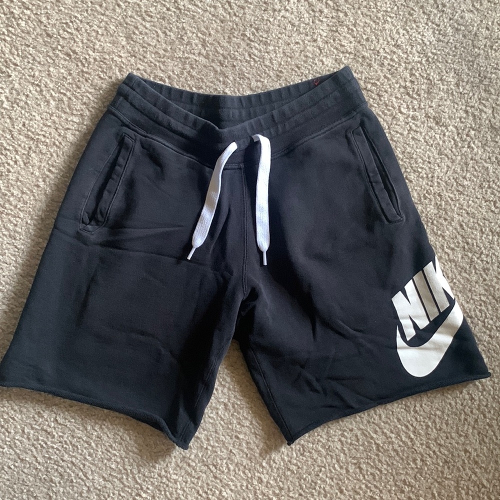 Black Nike Cutoff Sweat Shorts